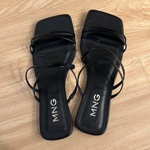 Mango square toed sandals